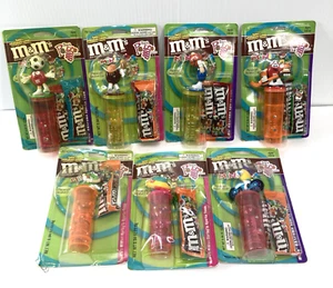Lot of 7 Vintage M & M Toy & Pog Dispensers Minis lNOS New Old Stock - Picture 1 of 10