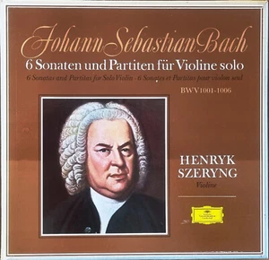 Henryk Szeryng: Bach- Sonatas & Paritas for Solo Violin/ DGG  Box white promo - Picture 1 of 8