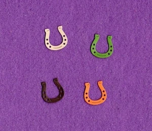 VAQUERO 2 HERRADURA troquelado tarjetas álbum de recortes - Imagen 1 de 1