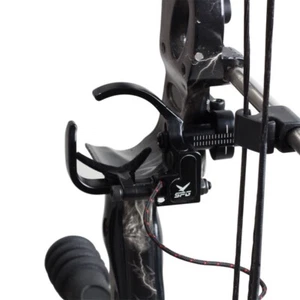 Arrow Rest Compound Bow Right Hand Aluminum Alloy Black Buckle Drop Away - Picture 1 of 12