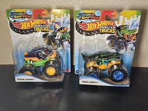 Hot Wheels Color Shifters Monster Truck Mega Wrex Prian-ahhhh New - Picture 1 of 3