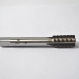 1stk 9/16-28 NC Maschine Rohrgewinde Maschine Hand mit amerikanischem metrischem Gewindebohrer HSS - Bild 1 von 3
