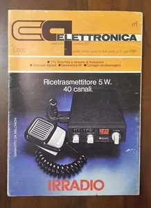 CQ Elettronica n.1 gennaio 1980 CB Radioamatore Irradio 5W 40 Canali - Picture 1 of 1
