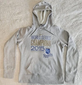 Womens Nike Therma Fit Medium Kansas City World Series Champions Hoodie - Picture 1 of 8