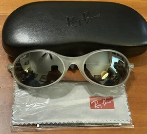 Ray Ban Orbs RARE B&L W2390 Orbs Translucent Mirrored Oval Sunglasses - Picture 1 of 17