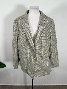 Talbots Women’s Green Colored Long Sleeve Jacket Size 16W - Picture 1 of 6