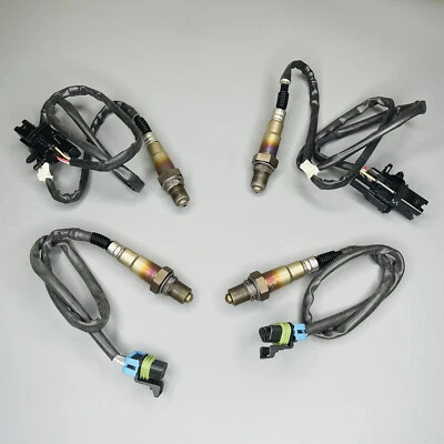 Sensor de oxígeno lambda para Cadillac XLR Base 15147 17136 2006 4 piezas OE Alemania Foto 1 de 4
