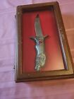 Michael Ricker Pewter Limited Edition #343/775 "Wolf Blade" Knife/Display Case