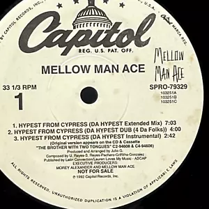 Mellow Man Ace – Hypest From Cypress 12" Vinyl Single Promo Capitol Records 1992 - Picture 1 of 8