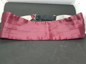 Faja de hombre vintage satinada roja elástica y ajustable talla mediana - Imagen 1 de 5