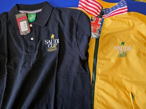 Arabia Saudita Copa 2020 Genuino Manipulador de Caballos Kit Polo y Chaleco NUEVO XL - Imagen 1 de 10