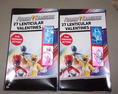 Set of 2 Classroom Boxes - Power Rangers - 27 Lenticular Valentines Each - Image 1 of 2