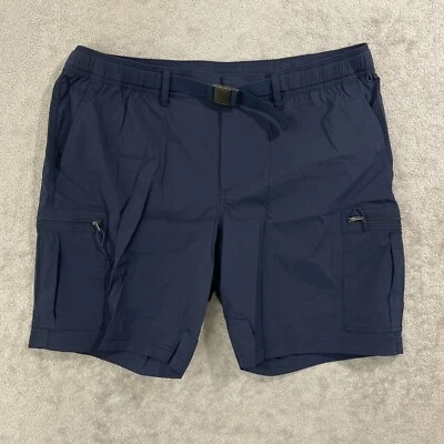 全新无标签 Lands' End 男式 XL 海军蓝工装户外短裤 — 第 1/4 张图片