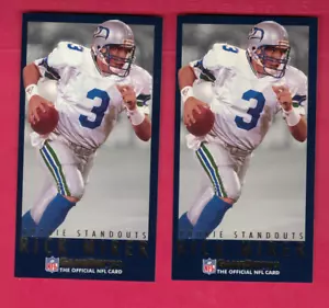 2x 1993 Fleer Game Day Rick Mirer #2 Of 16 Rookie Standouts Seattle Seahawks - Picture 1 of 2