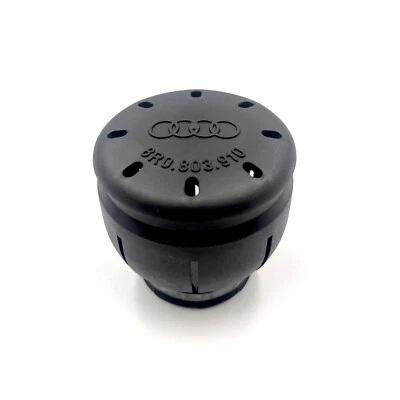 NUEVA CUBIERTA PROTECTORA GENUINA AUDI A6 A7 Q3 Q5 NEGRA PARA CABEZA DE BOLA DE REMOLQUE 8R0803910 Foto 1 de 2