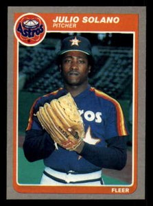 1985 Fleer #363 Julio Solano NM-MT Astros