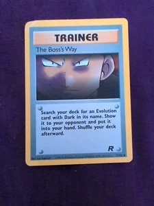 Pokémon TCG The Boss's Way Team Rocket 73/82 Regular LP. - Picture 1 of 2