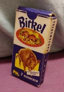 PASTA DE ABEDUL - JUEGO DE CARTAS DE ANIMALES PUBLICIDAD DE PETER NEGRO - VINTAGE - Imagen 1 de 6