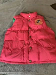 Ralph Lauren Girls Down Puffer Vest Size 18 Reversible  - Picture 1 of 9