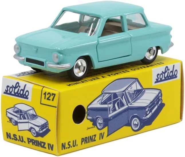 Solido 1001271 Series 100 NSU Prinz IV Turquoise Model Replica Car Boxed - Image 1 of 1