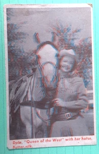 Tarjeta 3D Post Sugar Crisp Roy Rogers - imágenes delanteras y traseras - En muy buen estado+ - Imagen 1 de 2