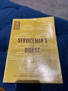 Fiat factory original Service Guides 500/600/850 coupe spider / 1300-1500/ 2300 - Picture 1 of 10