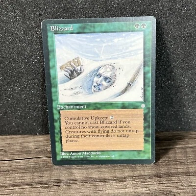 Blizzard Ice Age MTG Magic the Gathering Card - Image 1 of 4