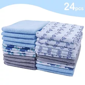 Viviland Baby Washcloths, Super Soft Baby Bath Towels for Newborn 24 Pack - Picture 1 of 7