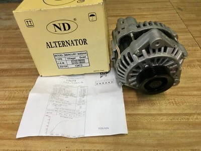 Alternator 13473 Reman FITS MERCURY VILLAGER NISSAN QUEST 3.0L 1993-1998 - Image 1 of 4