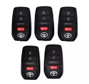 OEM Locksmith Lot of 5 Toyota Tundra Tacoma Remote Smart Key Fob Fobs HYQ14FBX - Picture 1 of 4