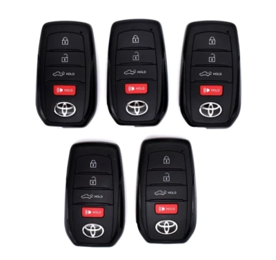 OEM Locksmith Lot of 5 Toyota Tundra Tacoma Remote Smart Key Fob Fobs HYQ14FBX - Image 1 of 4