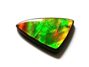 21.55 Ct Natural Canadian Ammolite Cabochon Loose Gemstone 30X18X4.8MM JC17 - Picture 1 of 4