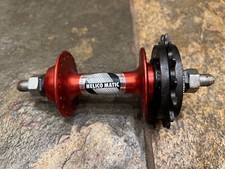 Red NOS Maillard BMX Helico Matic 36H Bolt On Rear Hub with 16t Freewheel