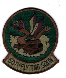 PATCH USAF 50th FTS FLYING TRAINING SQ COLUMBUS AFB B12-9 - Picture 1 of 1