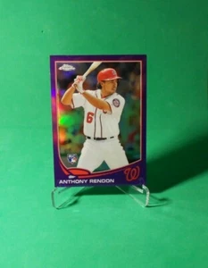 Anthony Rendon 2013 Topps Chrome #128 Purple Refractor RC Washington  - Picture 1 of 2