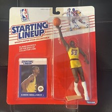 1988 ROOKIE STARTING LINEUP SLU - NBA - KAREEM ABDUL-JABBAR - LOS ANGELES LAKERS