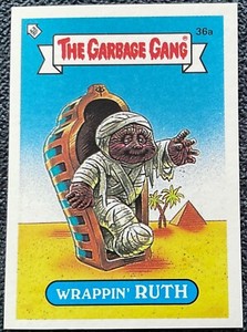 Wrappin' Ruth 36a The Garbage Gang Series 1 (AUS) Topps GPK Pail Kids MINT !!
