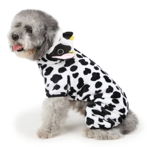 Dog Milk Cow Halloween Costume - Pet Jumpsuit for Dogs, Size L, Puppy Supplies - Picture 1 of 11