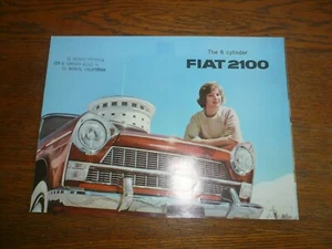 Folleto de ventas Fiat 2100 1960 - vintage - Imagen 1 de 4