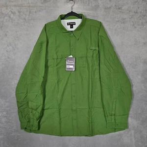 Dri Duck Vented Catch L/S Fishing mens 4XL Green Shirt NWT - Picture 1 of 16