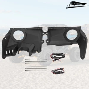 Dash Speaker Stereo Panel Mount Pods Audio Kit For Can-Am Maverick X3 2017-2024 - Picture 1 of 21