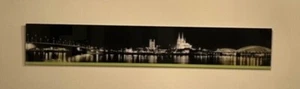 hochwertiges Köln Bild Panorama Skyline, pimy my flat, 180 x 30 cm, Glas - Bild 1 von 12