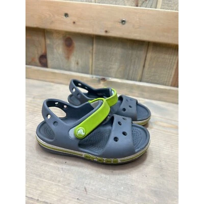 Sandalias C7 Crocs Bayaband niños gris/verde Foto 1 de 4