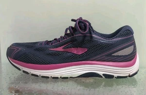 Brooks Dyad 9 Women's Running Sneaker Size 10 W Gray/Purple/Pink * Mint* - Picture 1 of 24
