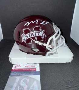 MONTEZ SWEAT signed MICHIGAN STATE Mini Football Helmet w/ COA JSA WB67384 - Picture 1 of 5