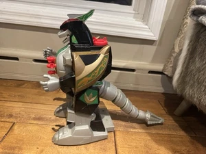 Imaginext Power Rangers Mighty Morphin Green Ranger Dragonzord 2015 16" funciona - Imagen 1 de 8