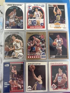 John Stockton 159 Card Lot – Jazz Legend Hall of Famer - Picture 1 of 18