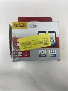 Genuine Canon PG-243/CL-244 compatible with 245 246 Ink Cartridges - Combo Pack - Picture 1 of 2