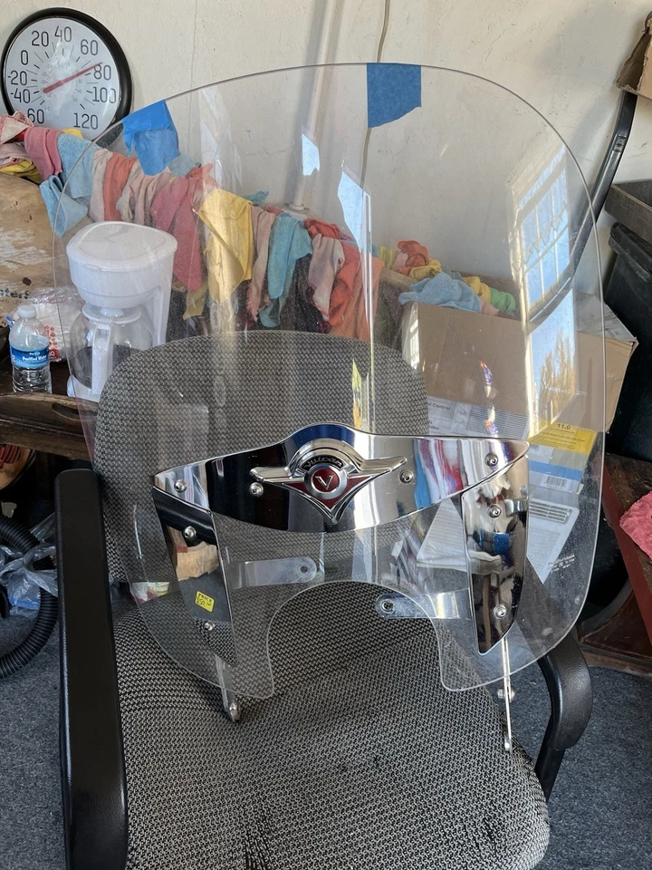 06+ Conjunto de parabrisas/parabrisas clásico Kawasaki Vulcan 900 OEM Foto 1 de 3