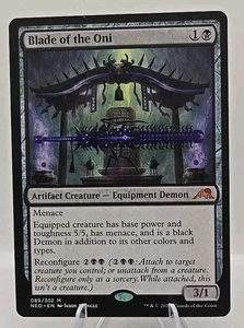 Blade of the Oni MTG Kamigawa: Neon Dynasty Regular - Picture 1 of 2